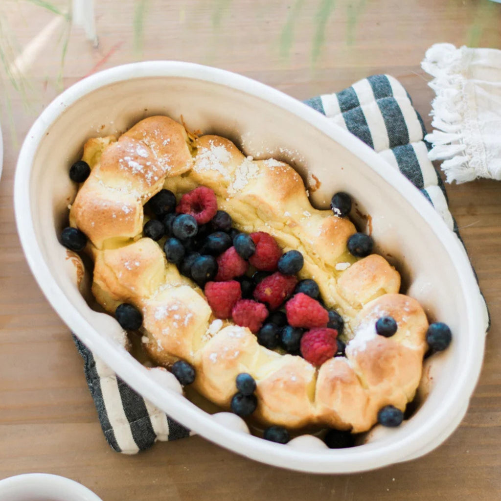 White Oval Baker - Small - The Well Appointed House