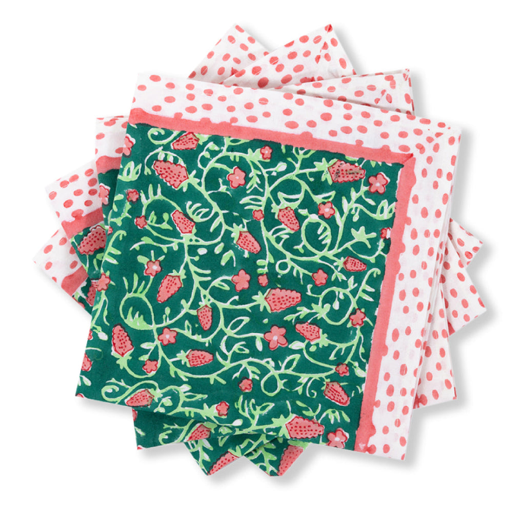 Winter Advent Napkins, Set of 4 - The Well Appointed house