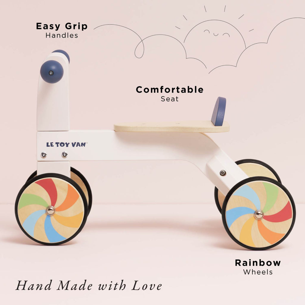 Wooden Rainbow Ride On Trike – The Well Appointed House