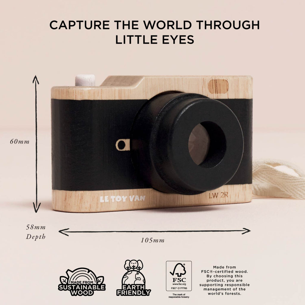 Wooden Retro Camera - The Well Appointed House 