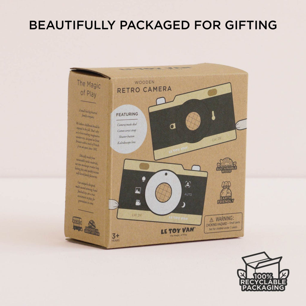 Wooden Retro Camera - The Well Appointed House 