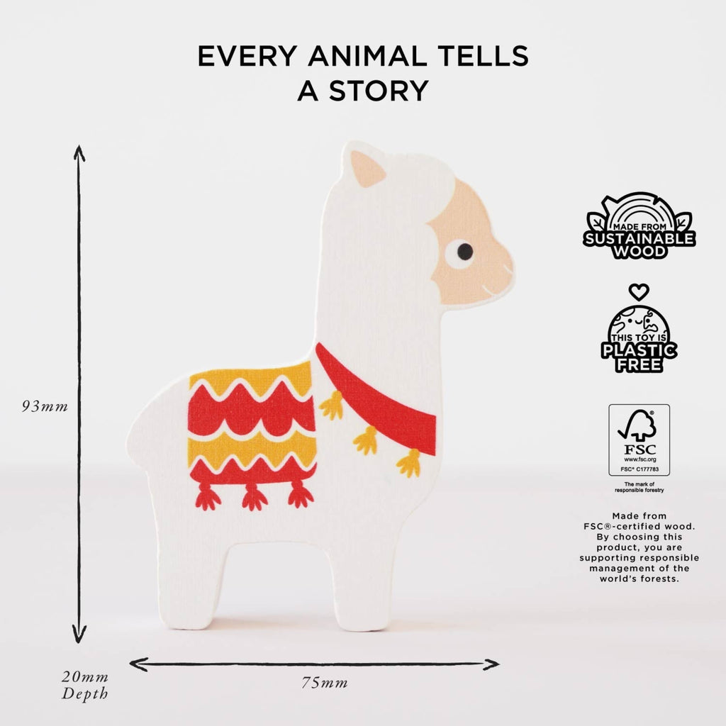 Wooden Stacking Animals & Bag - The Well Appointed House 