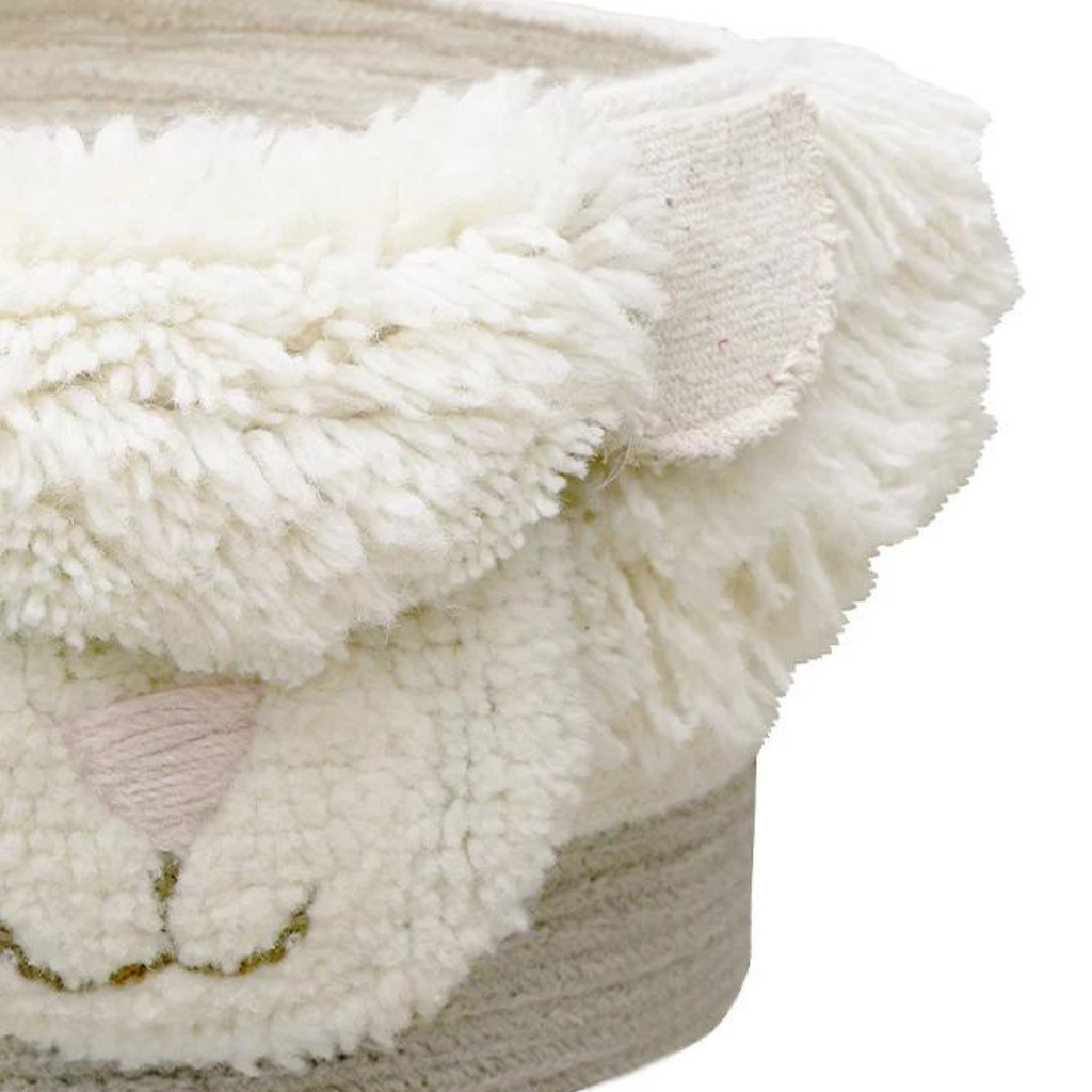Woolable Pink Nose Sheep Basket for Kids - Little Loves Baskets & Hampers - The Well Appointed House