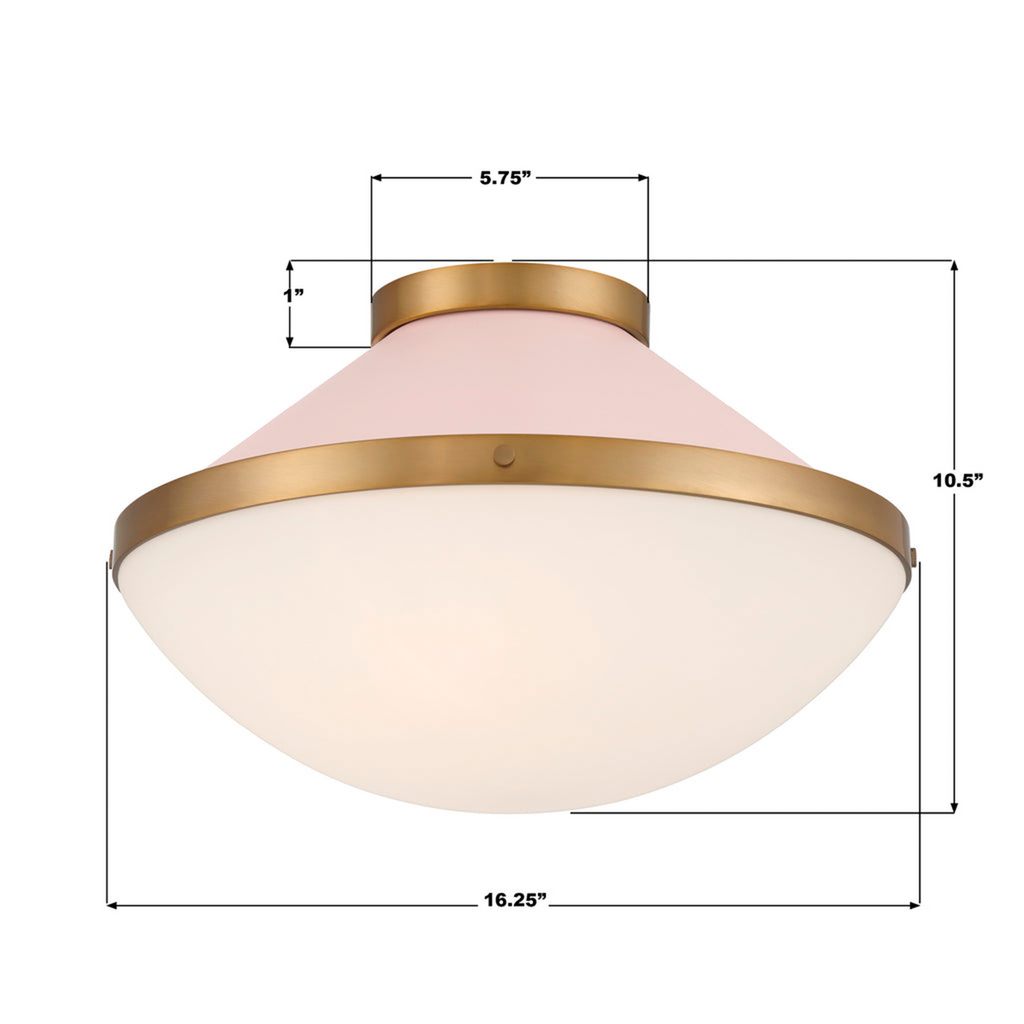 Xander 2 Light Flush - The Well Appointed House