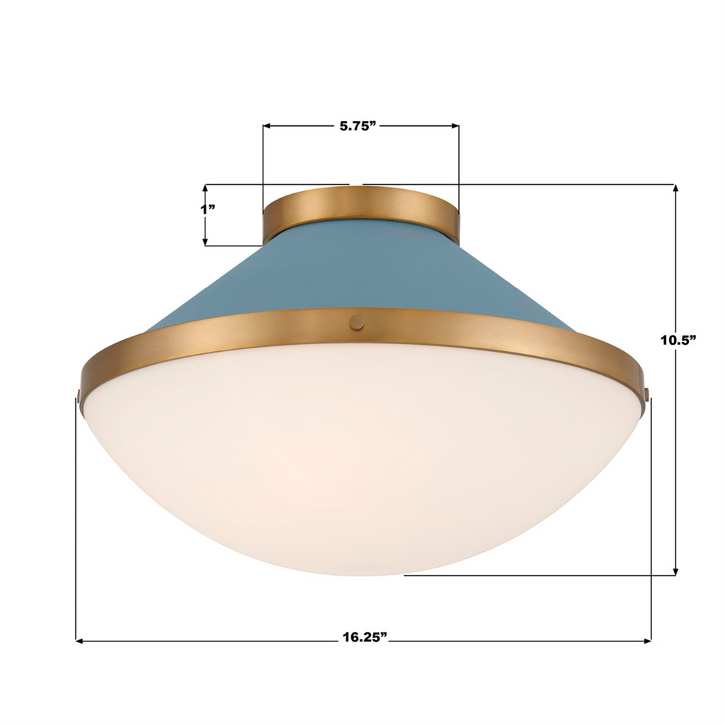 Xander 2 Light Flush - The Well Appointed House