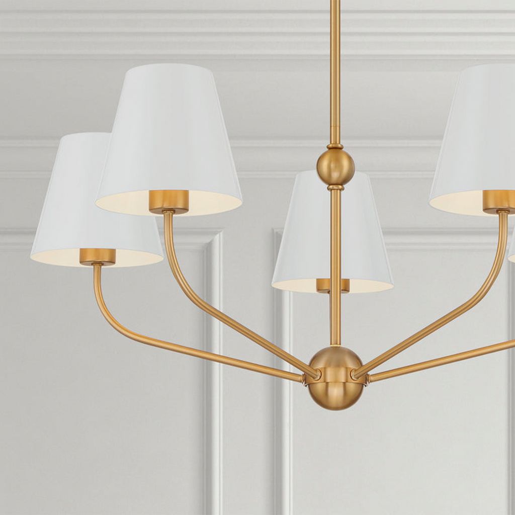 Xavier 5 Light Chandelier - The Well Appointed House