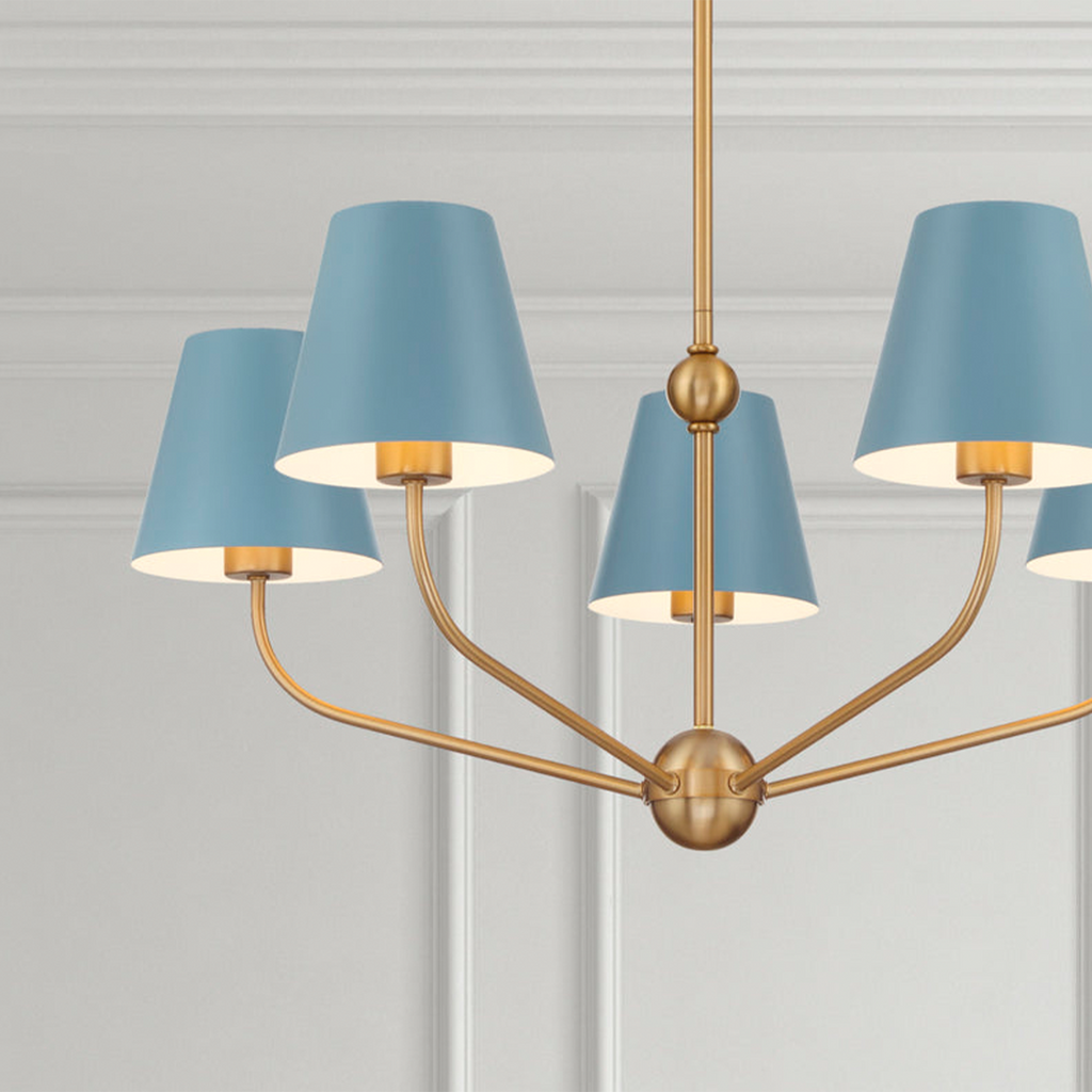 Xavier 5 Light Chandelier - The Well Appointed House