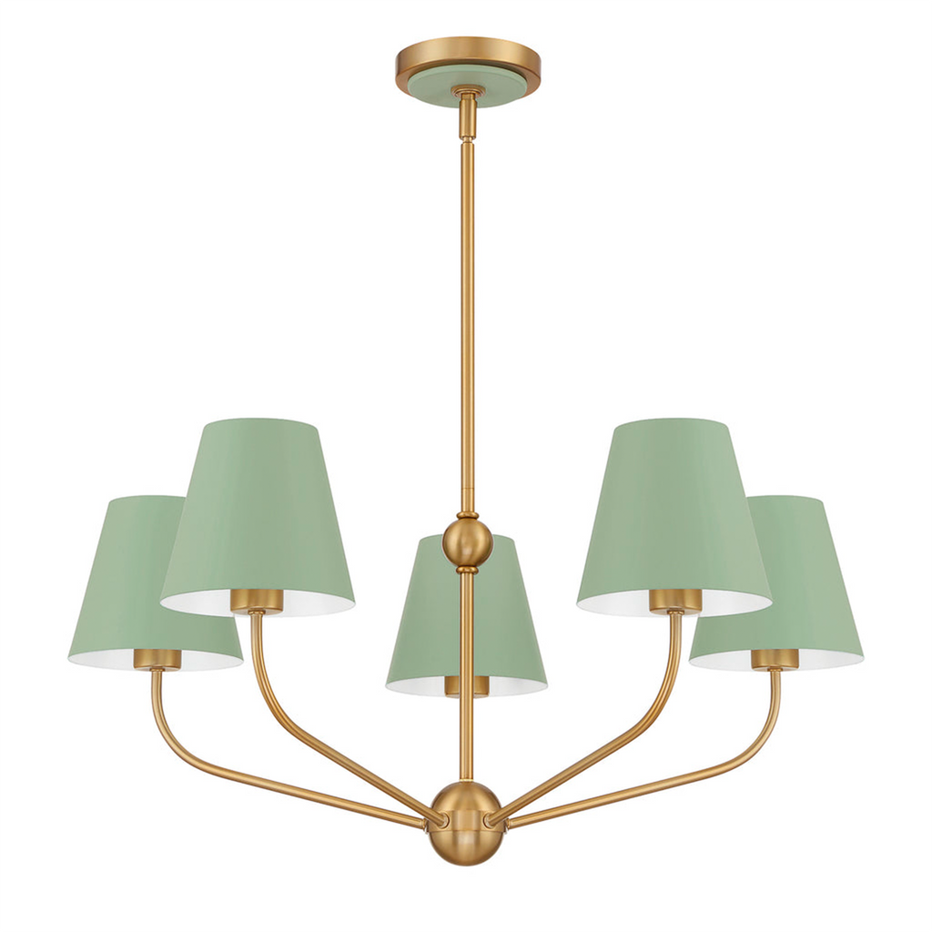 Xavier 5 Light Chandelier - The Well Appointed House