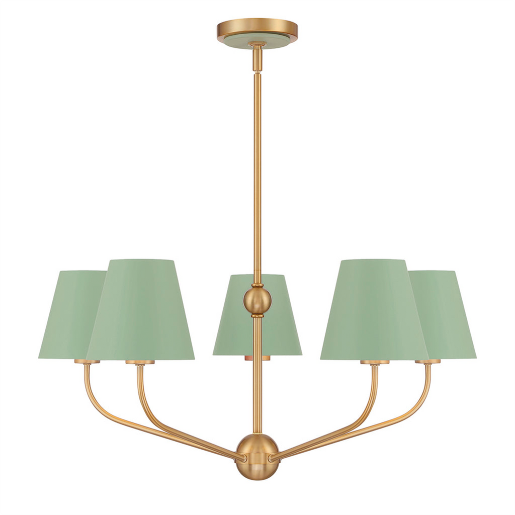 Xavier 5 Light Chandelier - The Well Appointed House