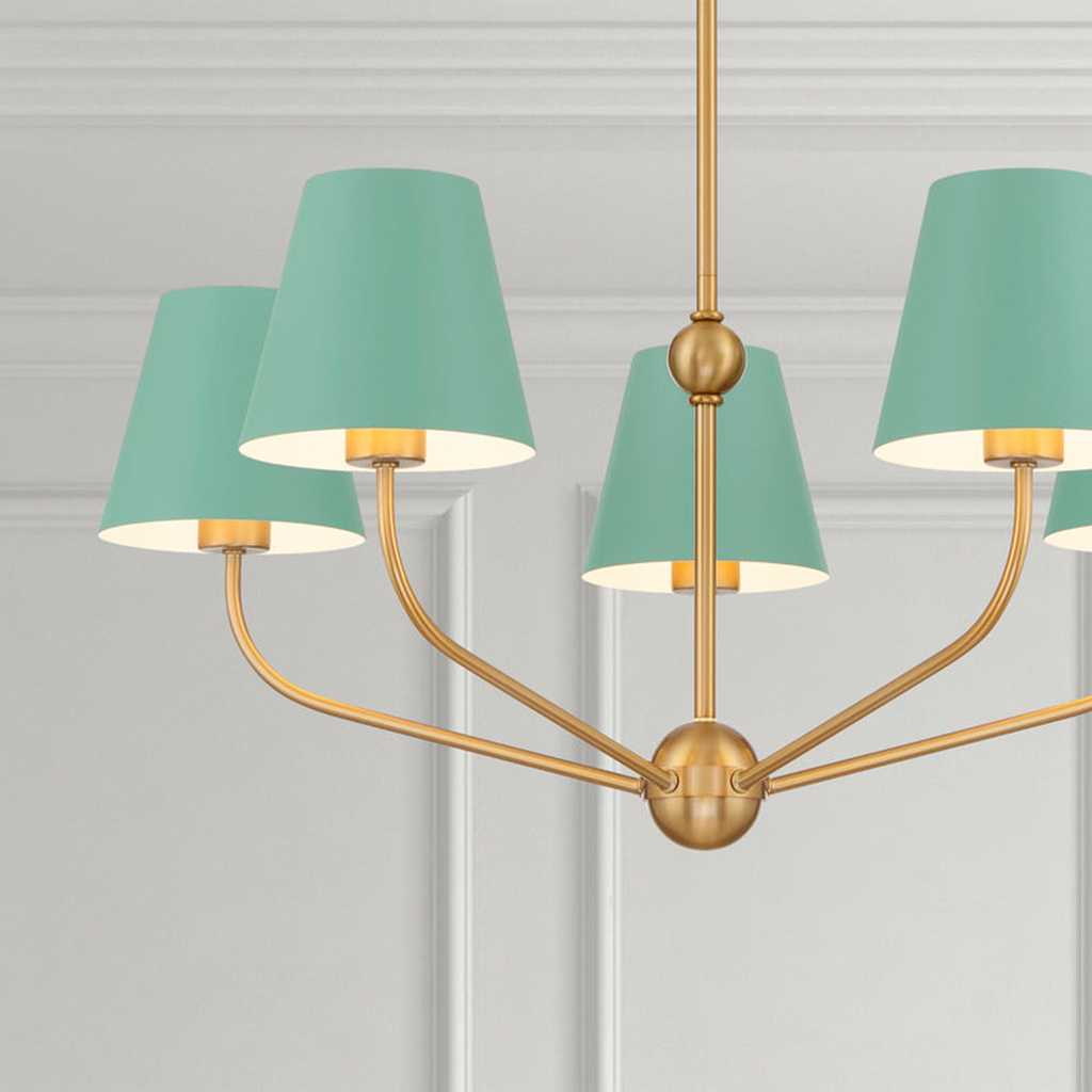 Xavier 5 Light Chandelier - The Well Appointed House