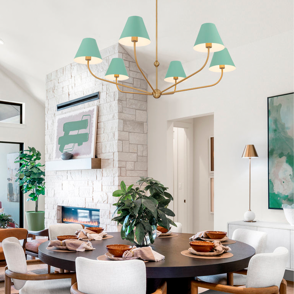 Xavier 6 Light Chandelier - The Well Appointed House