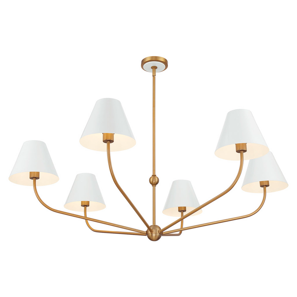 Xavier 6 Light Chandelier - The Well Appointed House