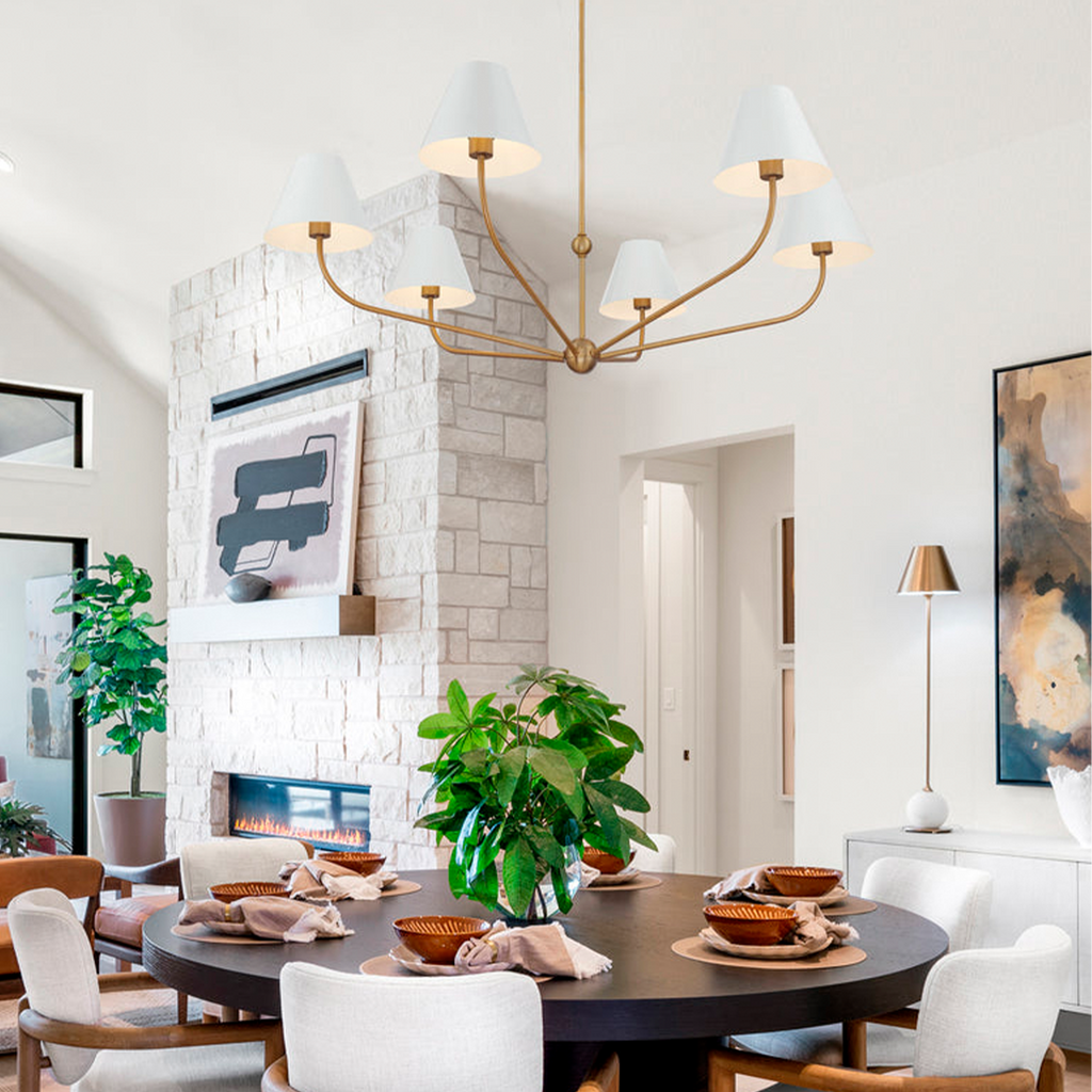 Xavier 6 Light Chandelier - The Well Appointed House