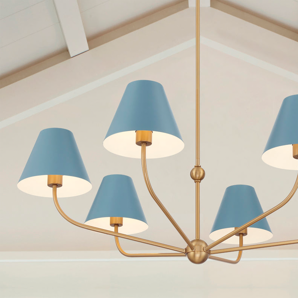 Xavier 6 Light Chandelier - The Well Appointed House