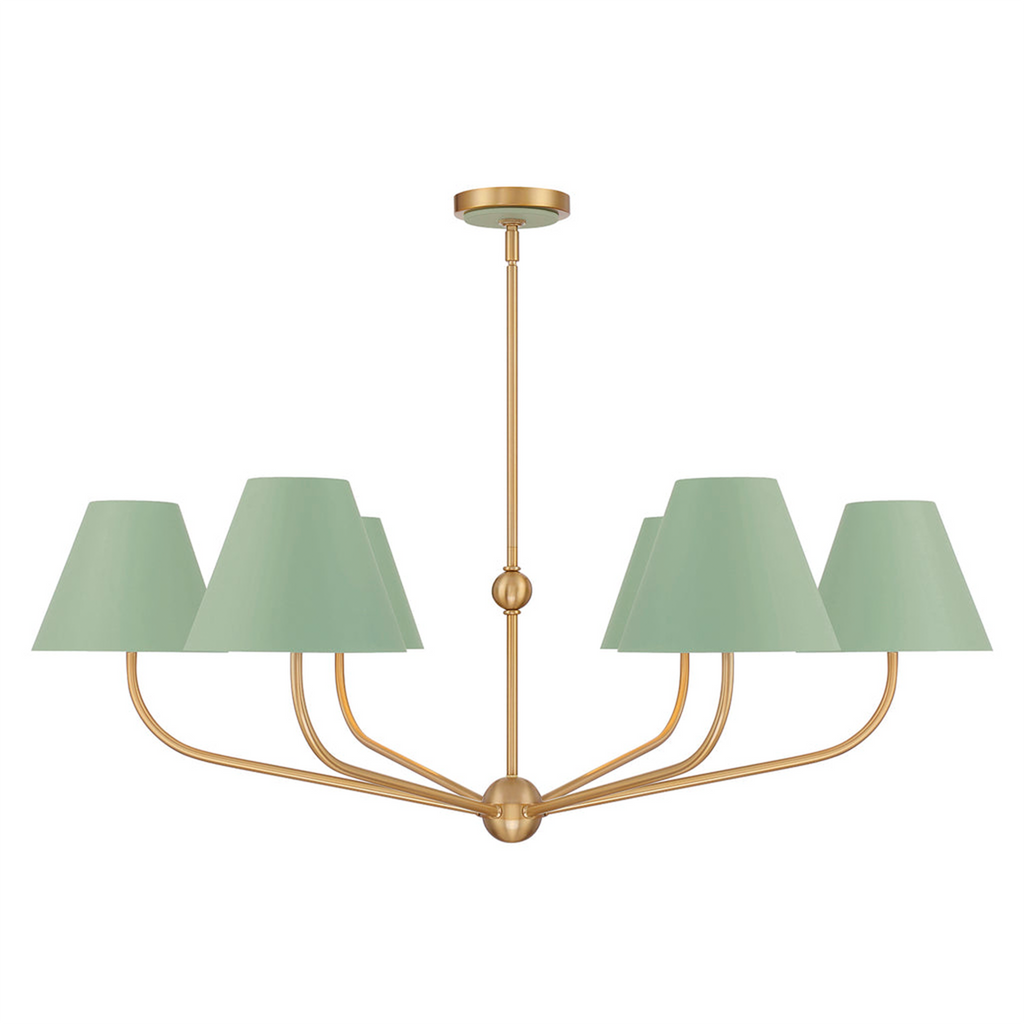 Xavier 6 Light Chandelier - The Well Appointed House