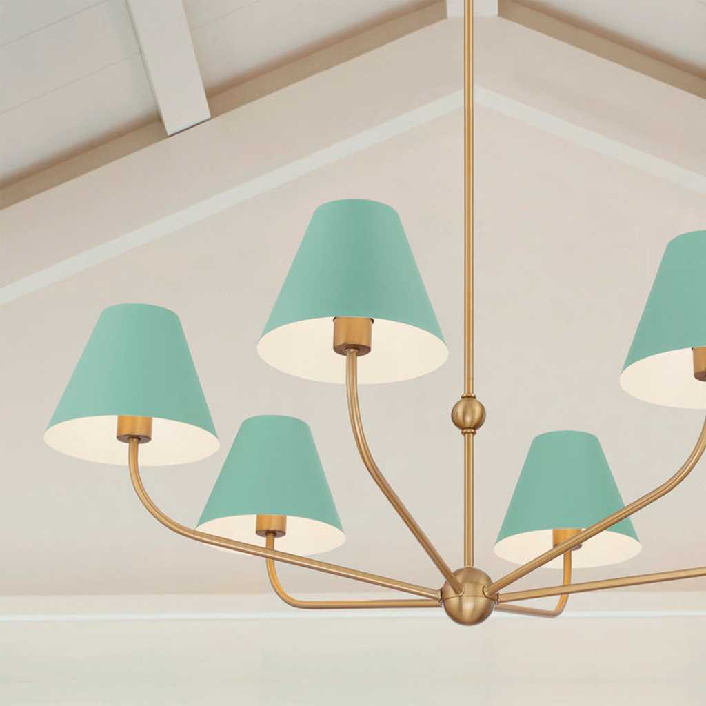 Xavier 6 Light Chandelier - The Well Appointed House