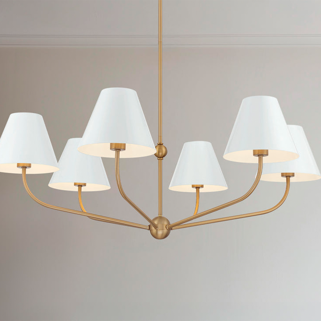 Xavier 6 Light Chandelier - The Well Appointed House