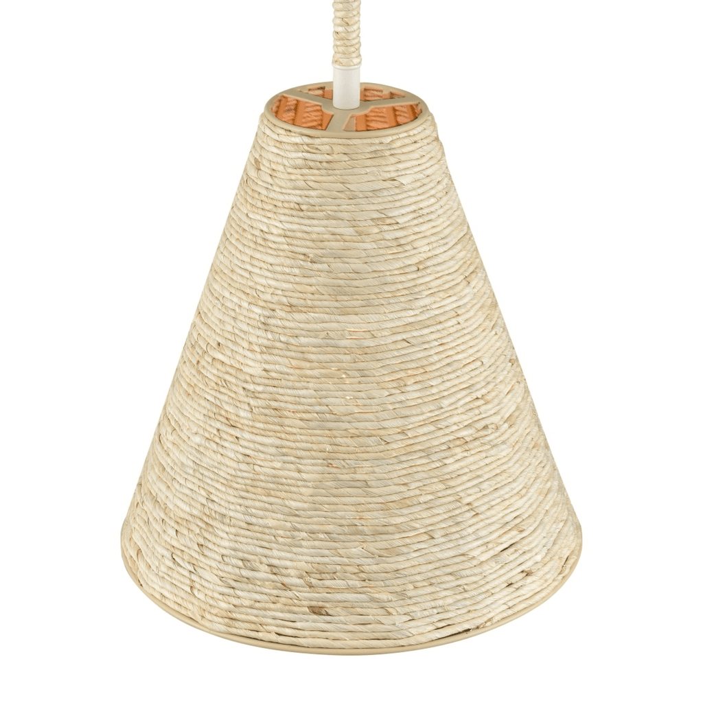 Abaca 12" Wide One Light Pendant - Chandeliers & Pendants - The Well Appointed House