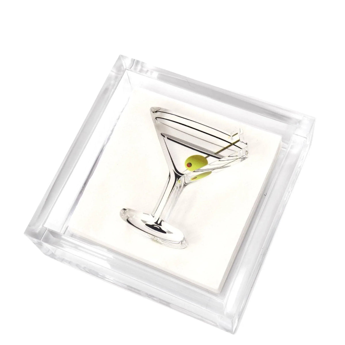 WHEREable Art Acrylic Cocktail Napkin Holder