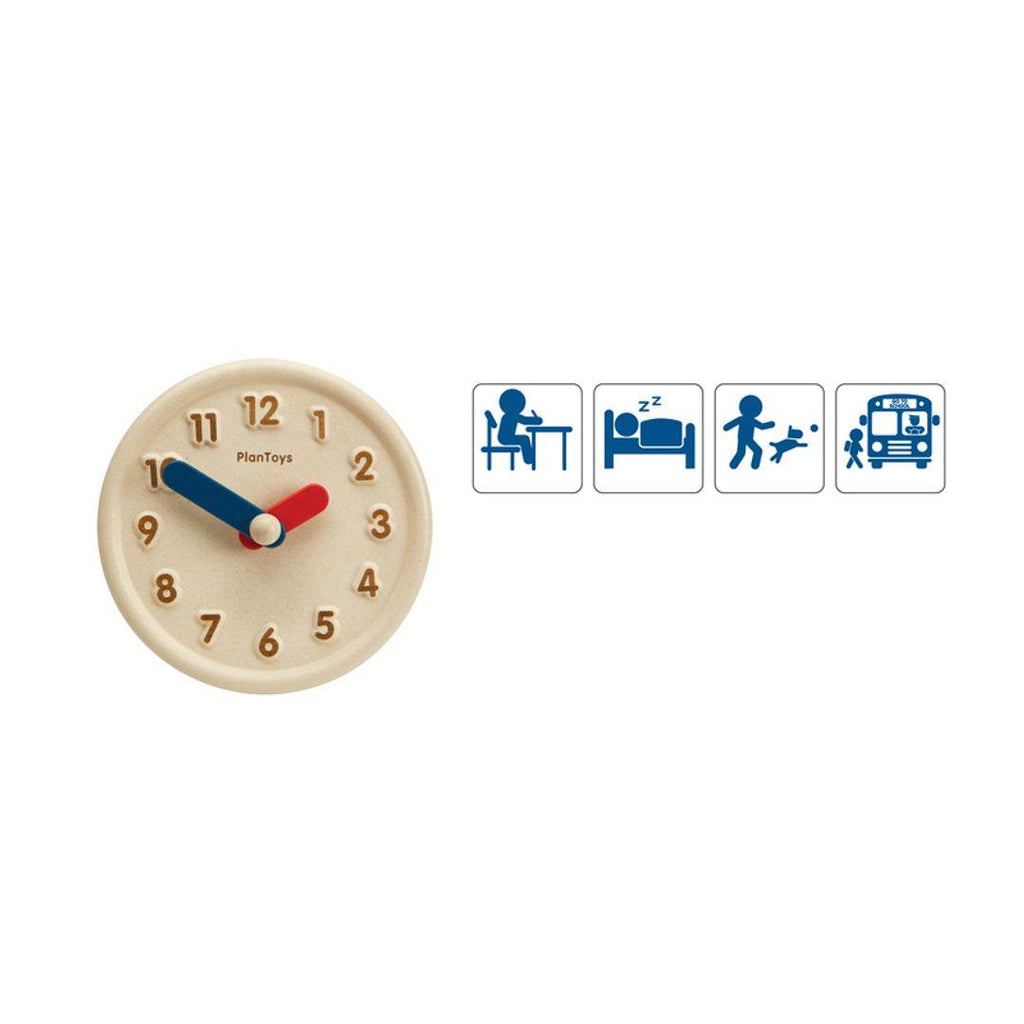 Activity Clock - Little Loves Learning Toys - The Well Appointed House