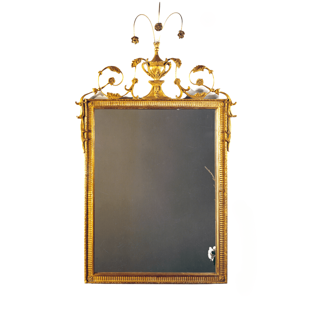 Adam Rectangle Wall Mirror in Antique Gold Leaf - Wall Mirrors - The Well Appointed House