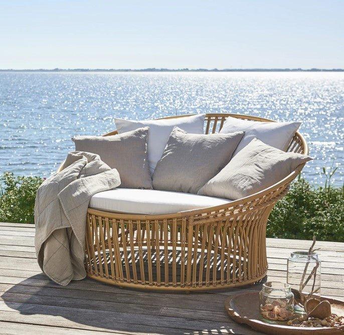 AluRattan™ Round Nest Chair - Available in Three Colors - Outdoor Chairs & Chaises - The Well Appointed House