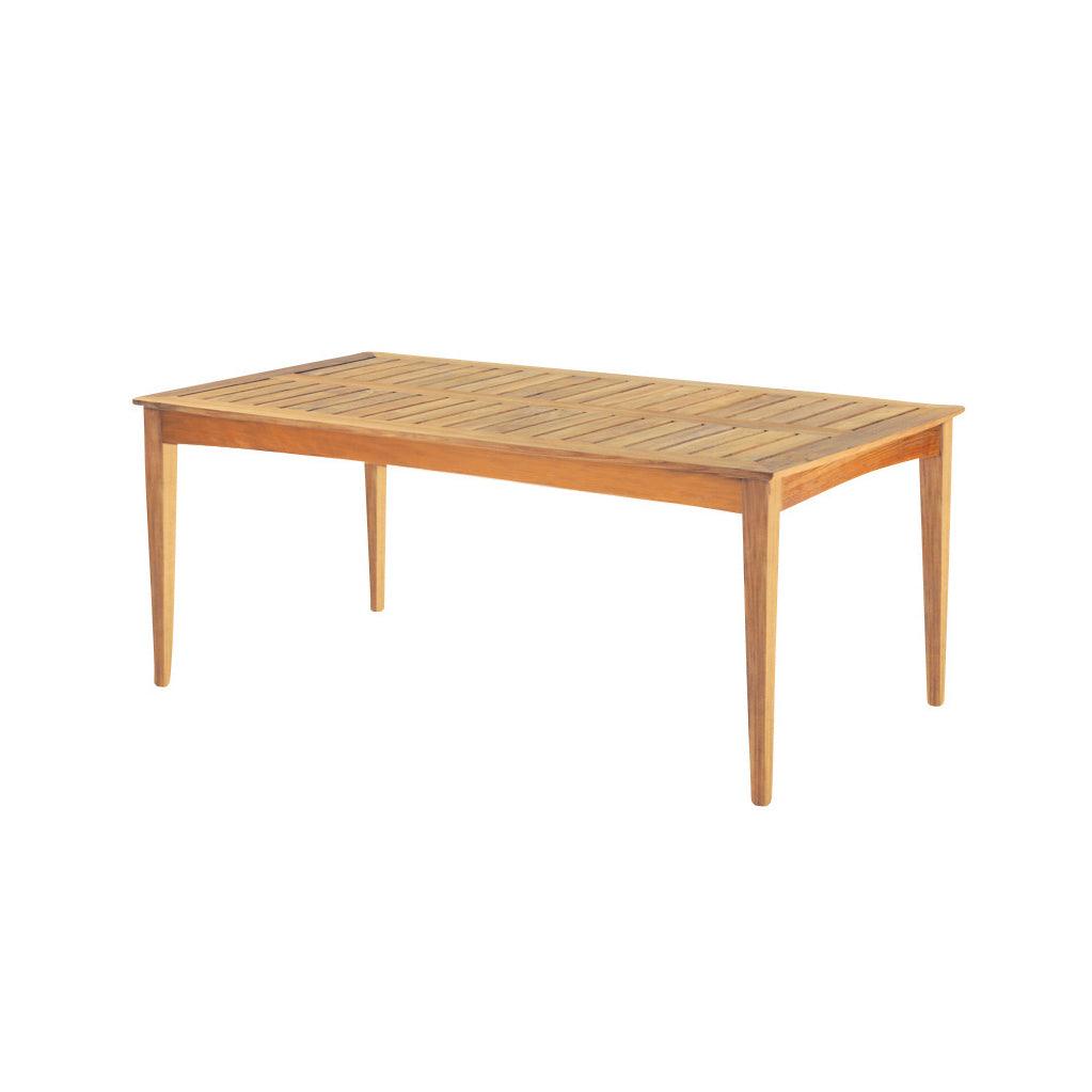 Amalfi Outdoor Rectangular Teak Dining Table - Outdoor Dining Tables & Chairs - The Well Appointed House