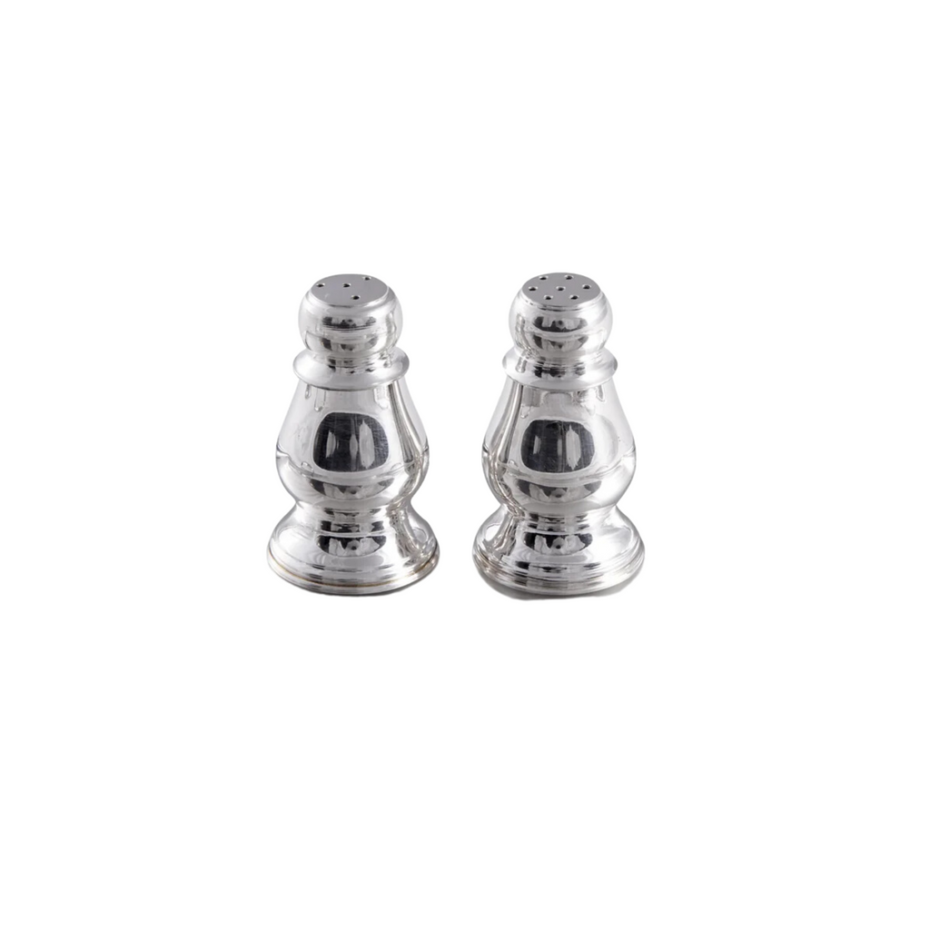 Set of Silver Plated Salt & Pepper Shakers - The Well Appointed House