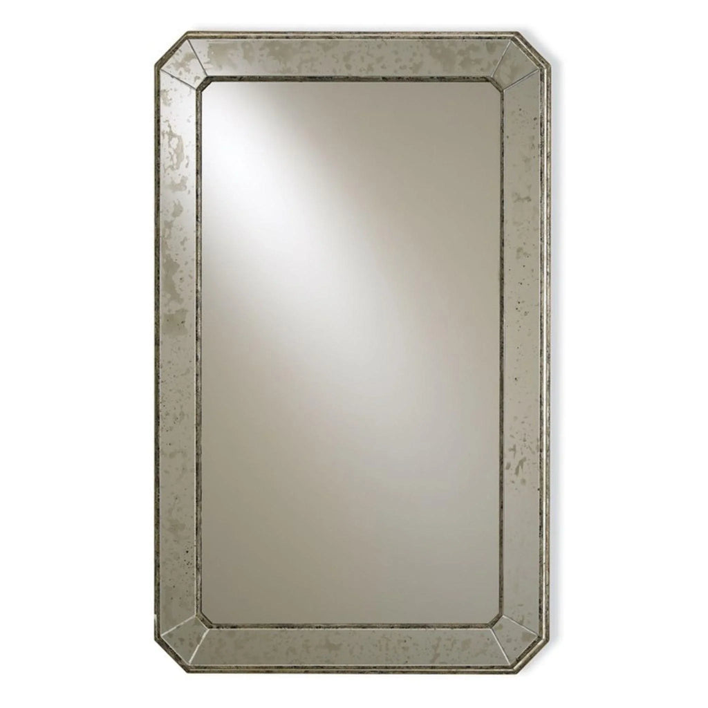Antiqued Mottled Glass Wall Mirror - Wall Mirrors - The Well Appointed House