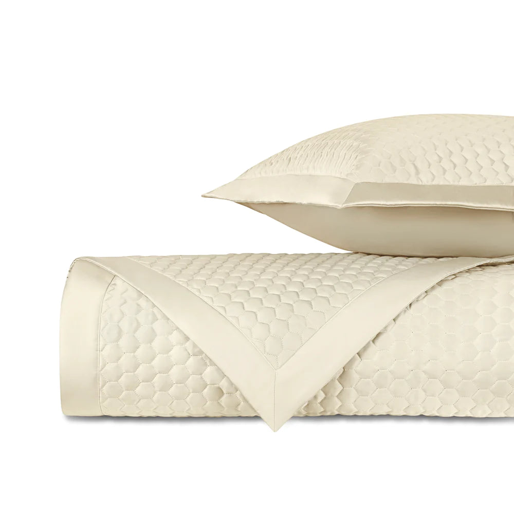 Apiary Quilted Coverlet Set with Euro Shams - The Well Appointed House
