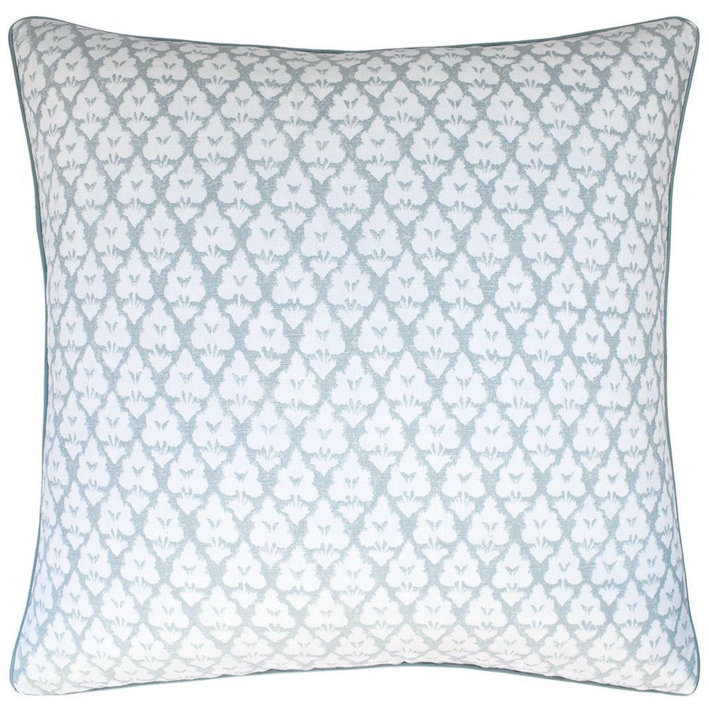 Arboreta Decorative Pillow with Spa Blue Tree Pattern - Pillows - The Well Appointed House