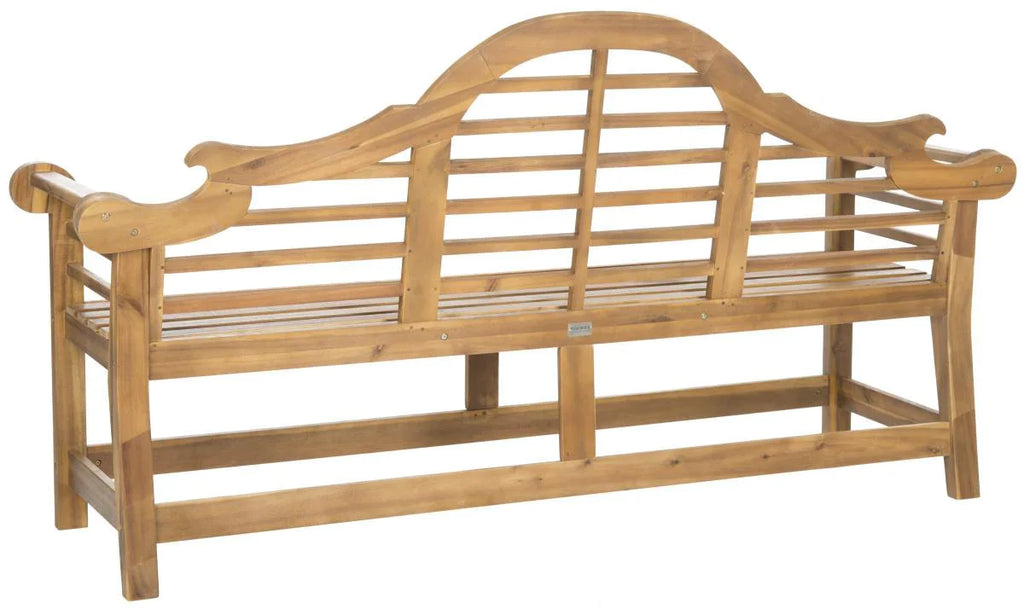 Arched Bench in Natural Finish - Garden Stools & Benches - The Well Appointed House