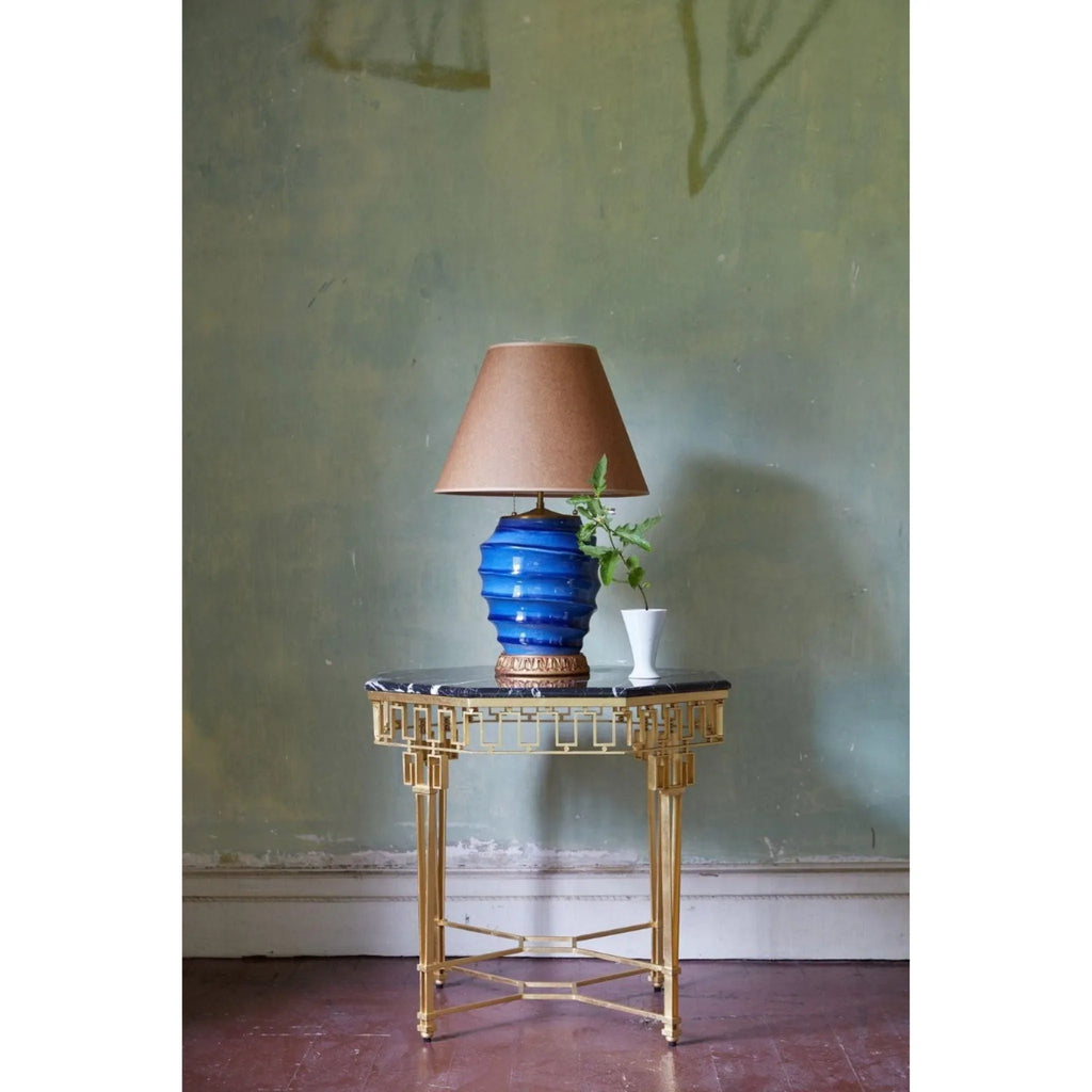 Atlantic Blue Glaze Lamp - Table Lamps - The Well Appointed House