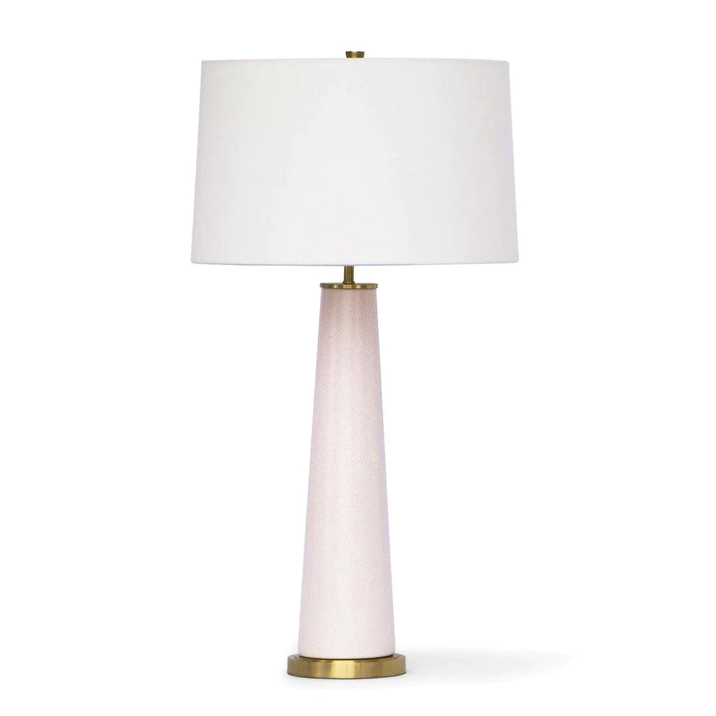 Audrey Ceramic Table Lamp (Blush) - Table Lamps - The Well Appointed House