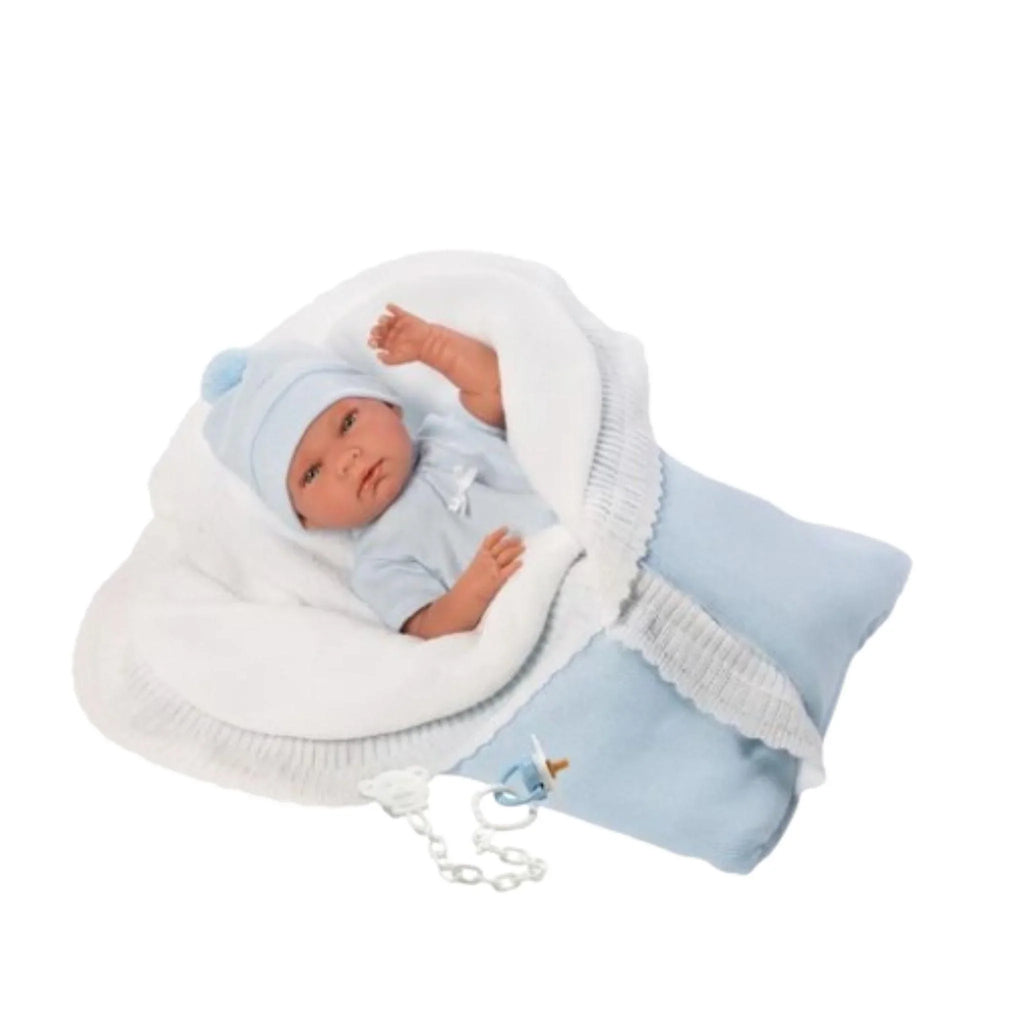 Baby Doll Lucas With Reversible Blanket - Little Loves Dolls & Doll Accessories - The Well Appointed House