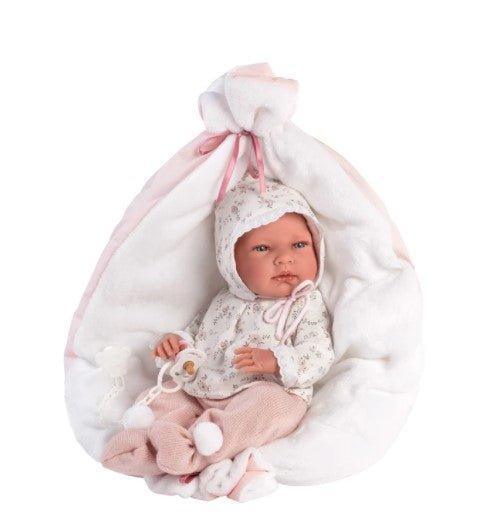 Baby Doll Nikki With Reversible Blanket - Little Loves Dolls & Doll Accessories - The Well Appointed House