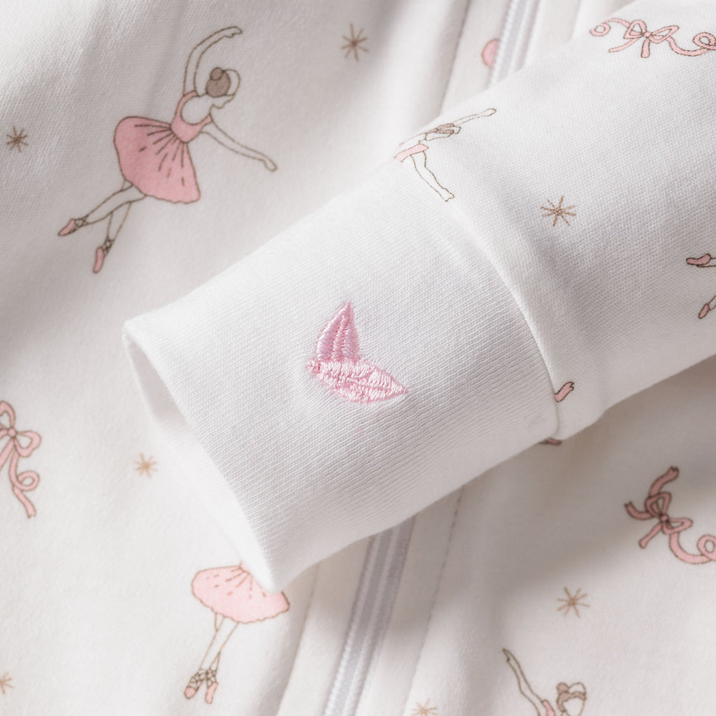 Baby's Pima Romper in Sugar Plum Fairy - The Well Appointed House 