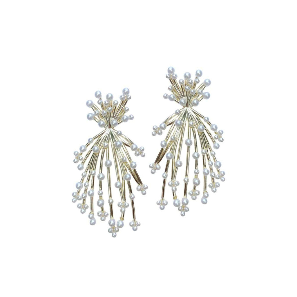 Baby's Breath Pearl Drop Earrings - Gifts for Her - The Well Appointed House