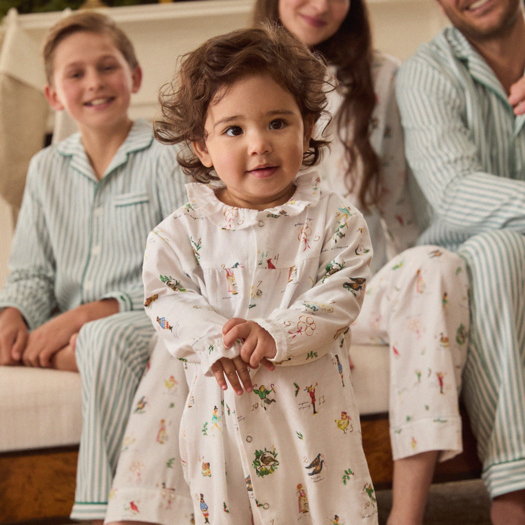 Baby's Twill Madeline Romper in 12 Days of Christmas - The Well Appointed House 
