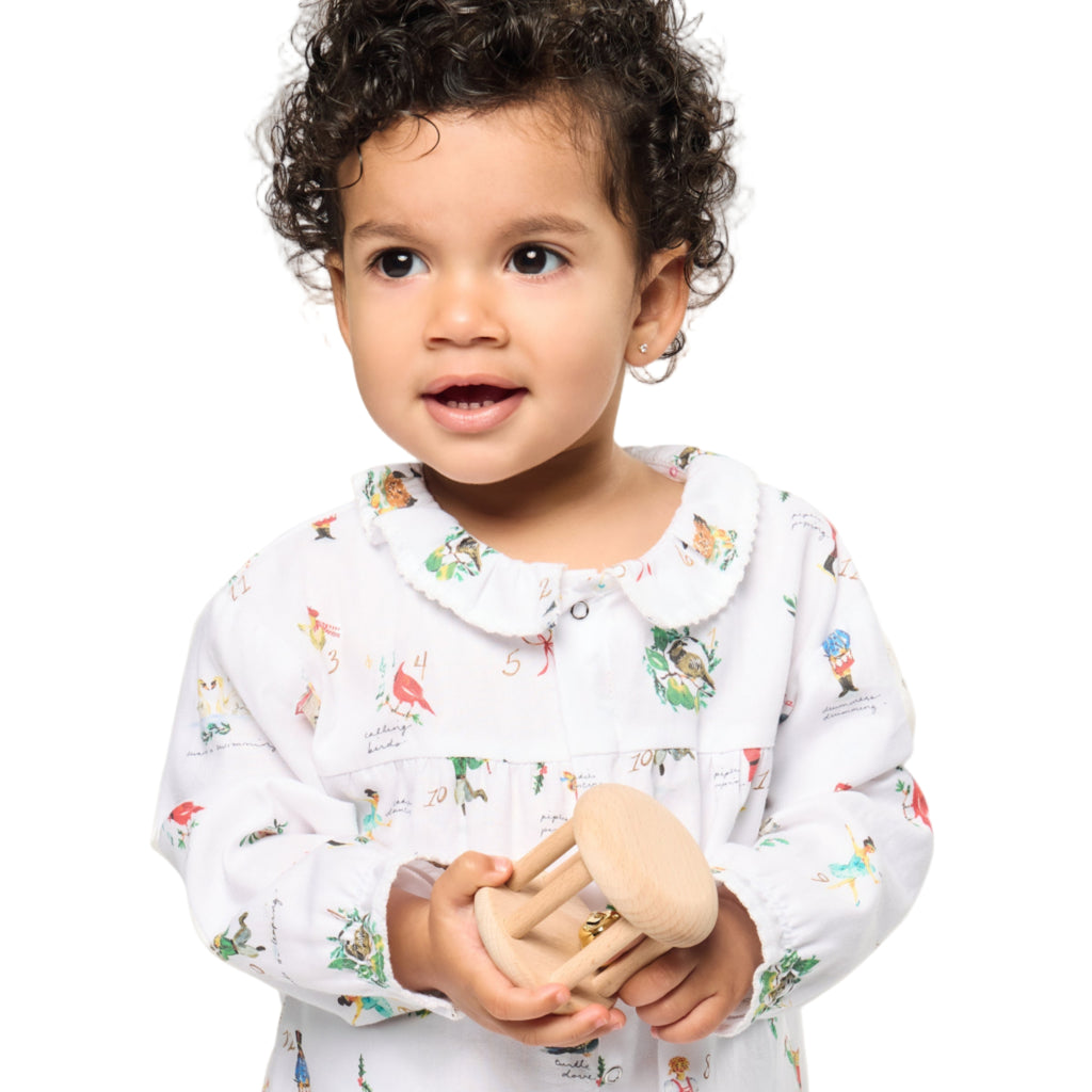 Baby's Twill Madeline Romper in 12 Days of Christmas - The Well Appointed House 