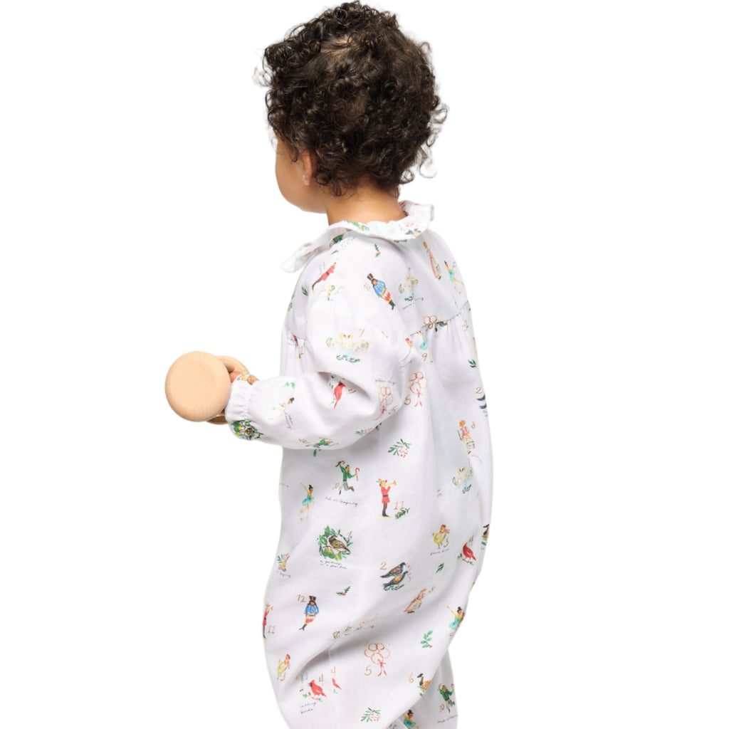 Baby's Twill Madeline Romper in 12 Days of Christmas - The Well Appointed House 