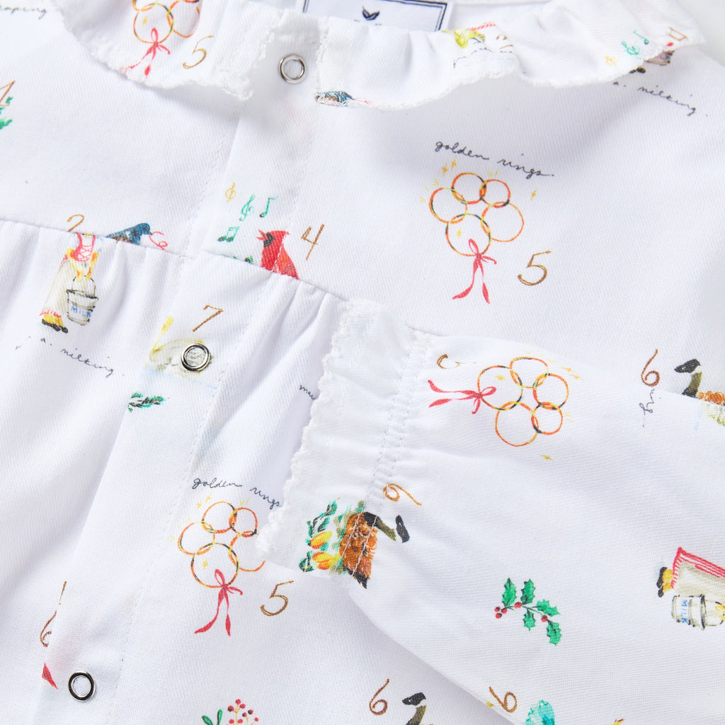 Baby's Twill Madeline Romper in 12 Days of Christmas - The Well Appointed House 