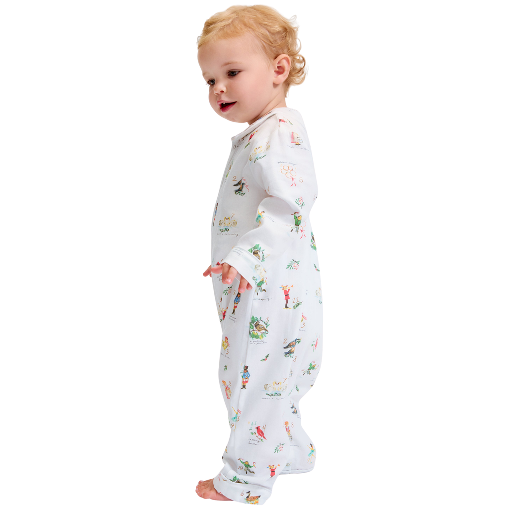 Baby's Twill Cambridge Romper in 12 Days of Christmas - The Well Appointed House 