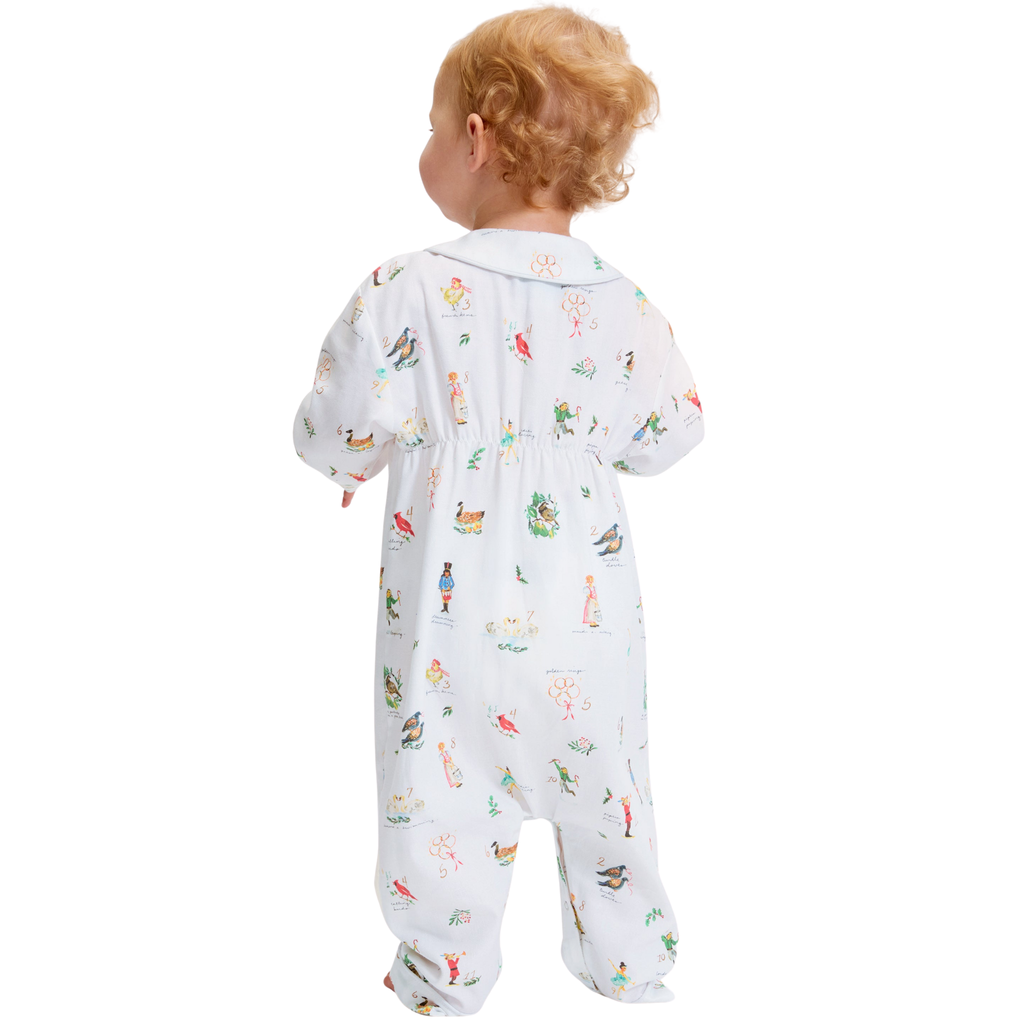 Baby's Twill Cambridge Romper in 12 Days of Christmas - The Well Appointed House 