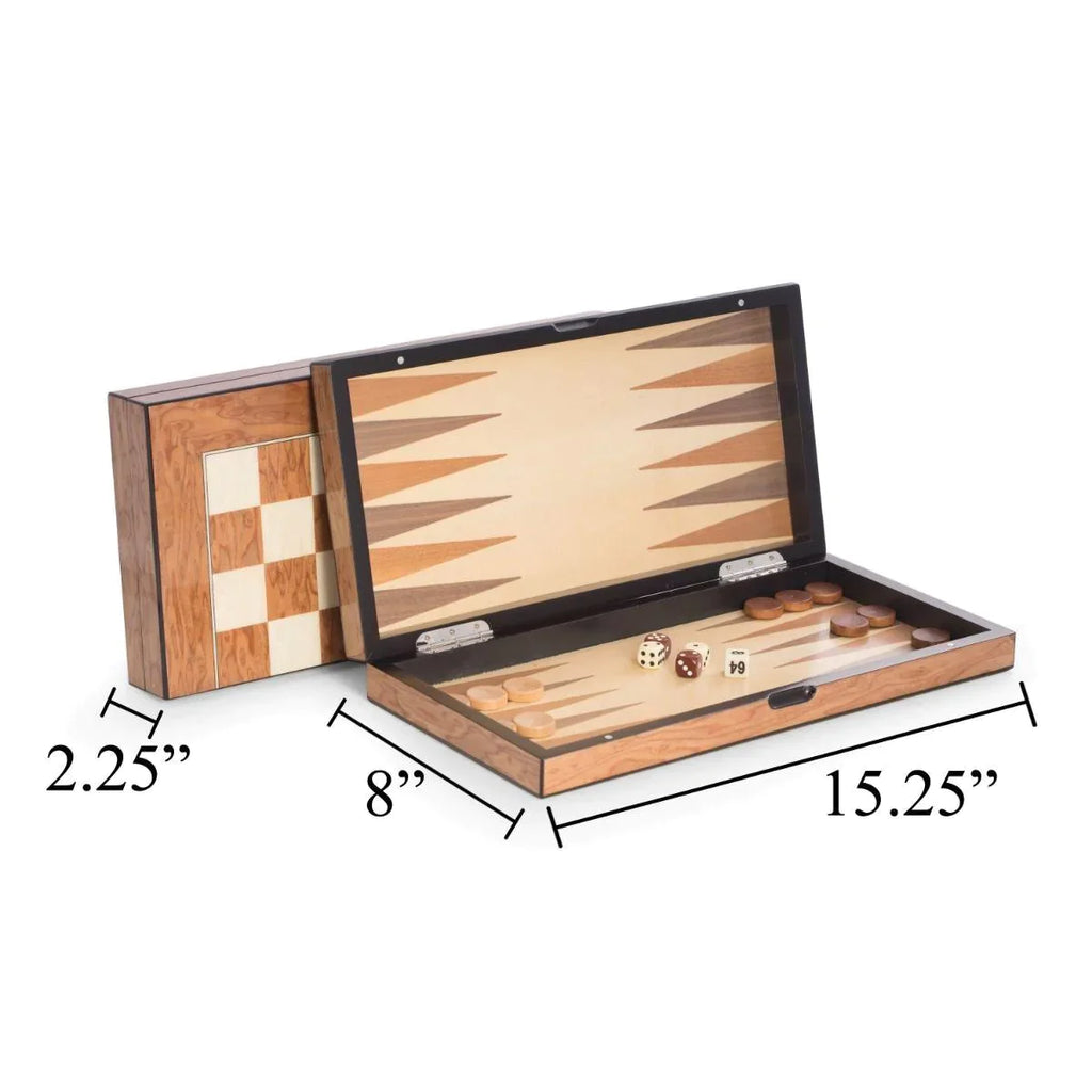 Backgammon & Chess Game Set - Games & Recreation - The Well Appointed House