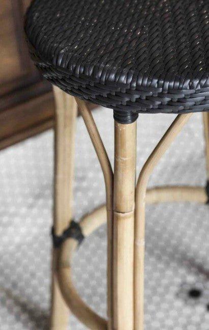 Backless Bistro Style Woven Bar Stool - Available in Three Colors - Bar & Counter Stools - The Well Appointed House