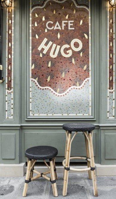 Backless Bistro Style Woven Counter Stool - Available in Many Colors - Bar & Counter Stools - The Well Appointed House