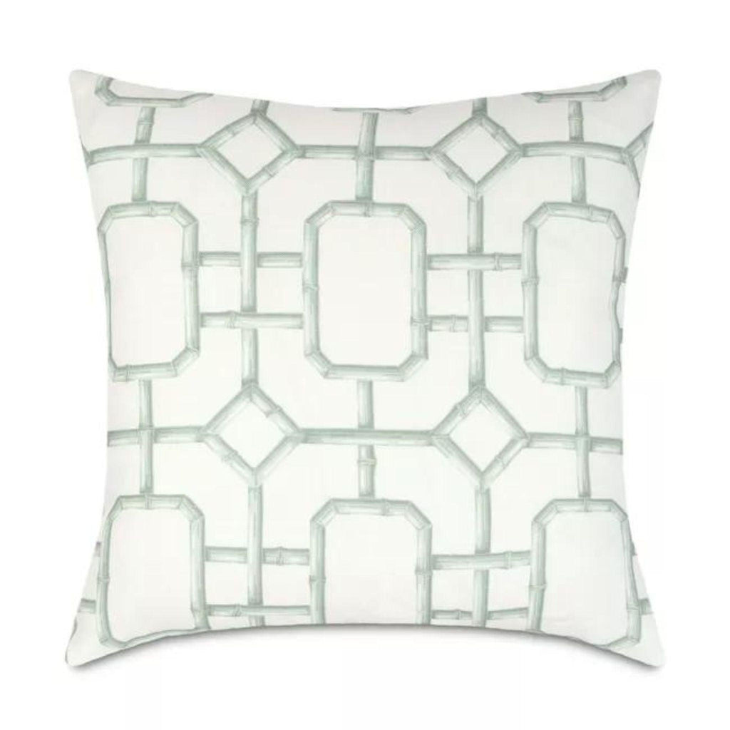 Bambu Fret Decorative Throw Pillow - Pillows - The Well Appointed House