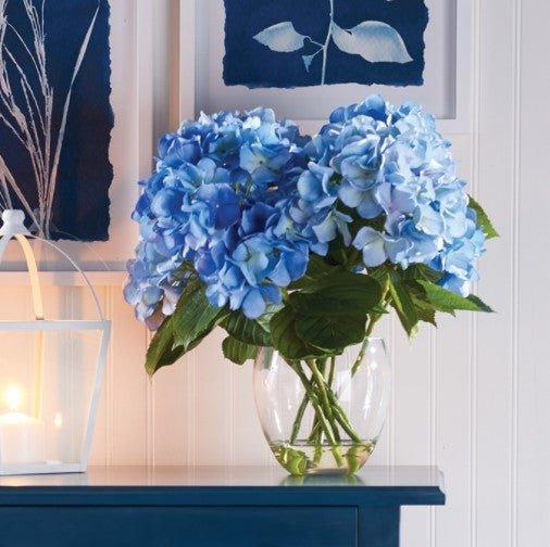Barclay Butera Faux Hydrangea Arrangement in Vase - Florals & Greenery - The Well Appointed House
