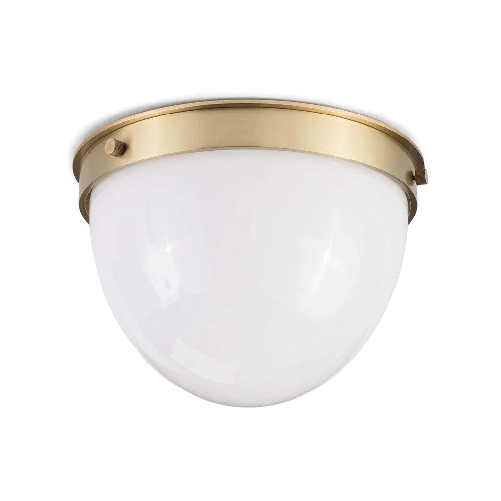 Bay Harbor Flush Mount (Natural Brass) - Flush Mounts - The Well Appointed House